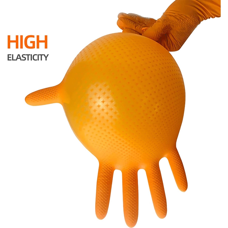 8mil Heavy Duty Industrial Ora - Nitrile Mechanic Glove review and price
