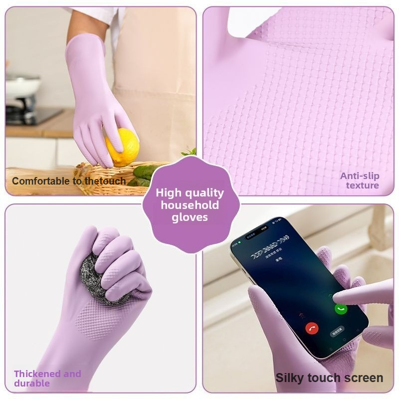 Latex Dish Washing Gloves,with - Rubber Glove Cleaning review and price