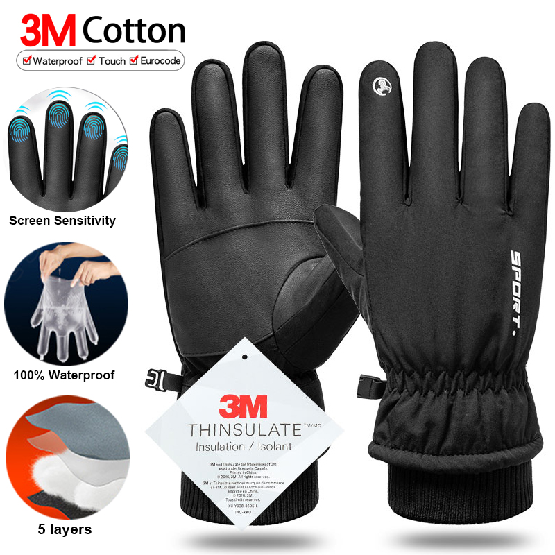 Thermal Winter Cycling Ski Glo - Ski Glove Waterproof review and price